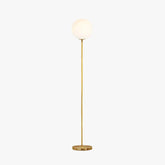 Modern Gold Glass Globe Beat Floor Lamp